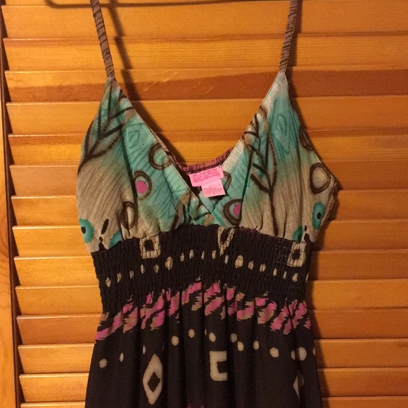 Multi-colored maxi dress - Picture 2 of 2